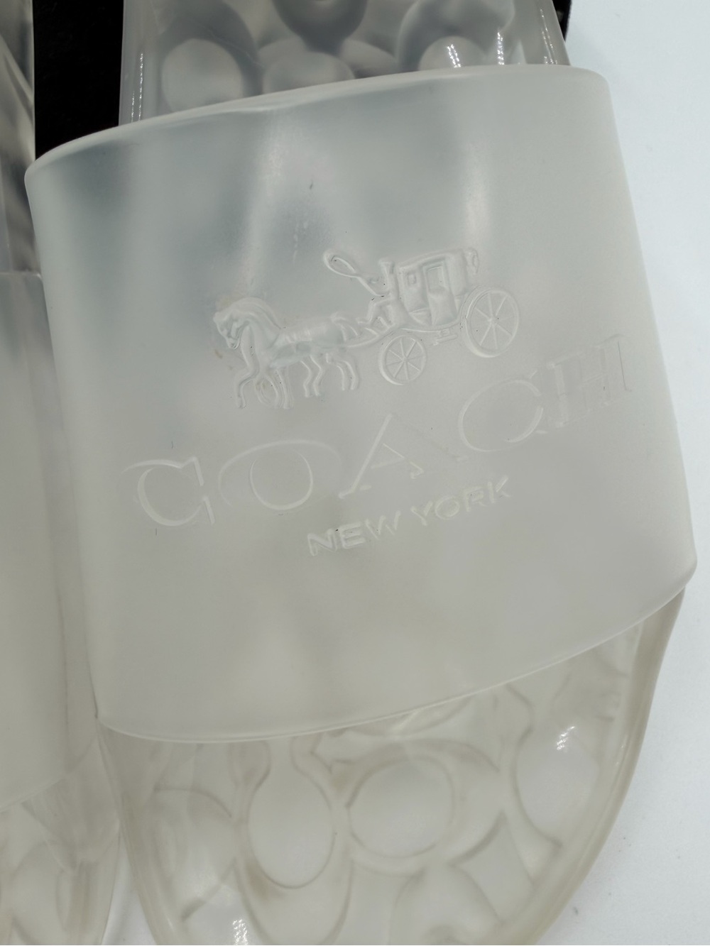Coach Jelly Slides – Clear/Translucent – Size 9 - Picture 4 of 7